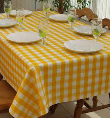 Check spelling or type a new query. Rectangle Wipe Clean Tablecloth Yellow Gingham The Tablecloth Company