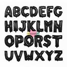 Maybe you would like to learn more about one of these? Balon Huruf Abjad Alphabet Hitam 40cm Shopee Indonesia