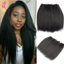 Klaiyi kinky straight hair offers the perfect protective style and a head full of big hair goals. Yaki Hair