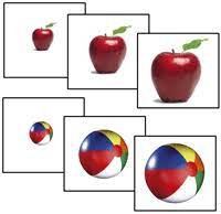 Small Medium Large Sequence Cards Montessori Materials Montessori Free Preschool