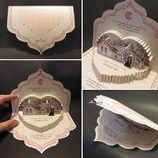 Creative Unique Special Wedding Invitation Design Paper Engineering Paper A Wedding Invitation Card Design Fun Wedding Invitations Wedding Invitation Cards