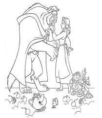Coloriage Belle Et La Bete Coloriages A Imprimer Gratuits