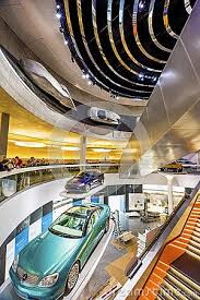 In Mercedes Benz Museum Stuttgart Germany Mercedes Benz Car Showroom Design Mercedes