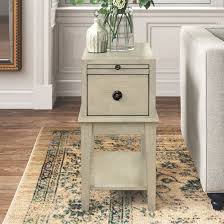 Solid wood frame and legs, a weight limit of top:200lbs, durable and sturdy use for years. Kelly Clarkson Home Willow End Table With Storage Reviews Wayfair