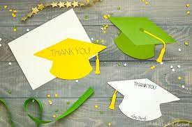 I used the technique from my clover patch card i got a graduation cap silhouette and copy and pasted it flipped and turned and then just copied and pasted this over and over covering a full 4 by 5.5 rectangle. Graduation Cap Cards Thank You Or Congrats Cricut Project