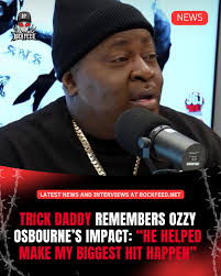 Hip hop icon Trick Daddy is paying tribute to Ozzy Osbourne, calling the  rock legend the reason behind the biggest hit of his career. Speaking to  TMZ, Trick recalled how Ozzy generously
