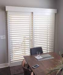 Plantation shutters for sliding patio doors southern door in. Sliding Glass Door Shutters In Sacramento Sunburst Shutters Sacramento Ca