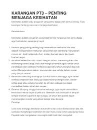 Teknik penulisan pendahuluan teknik arca pw: Karangan Pt3