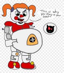 Obey The Baby By Undernom - Fnaf Sister Location Vore Clipart (1807253) -  PikPng