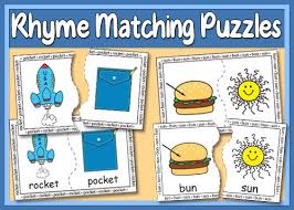 The nice thing about doing a crossword puzzle is, you know there is a solution. Rhyme Matching Puzzles Heidisongs Heidi Songs