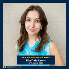 Student News — Congratulations to #UmichBTA #UmichActing #UmichDirecting  and #UmichDesignAndProduction students Quinn Sahutske, Sari Bovitz,  Kathleen Stanton-Sharpless, Ellie Vice, Dallas Fadul, William Webster,  Eliza Anker, Katy Dawson, Kate Ivanov ...