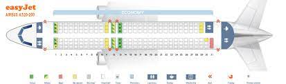 Seat Map And Seating Chart Airbus A320 200 V1 Easyjet Boeing 737 800 Seating Plan Airbus