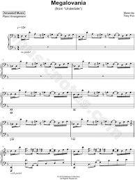 Free megalovania piano sheet music is provided for you. Amosdoll Music Megalovania Sheet Music Piano Solo In D Minor Download Print Sku Mn0191882