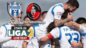 Minutul următorului gol acs viitorul pandurii târgu jiu (gol 1). The Future Of Pandurii Fk Csikszereda Is Played Now The Gorj Team Can Be The First Mathematically Qualified In The Playoffs