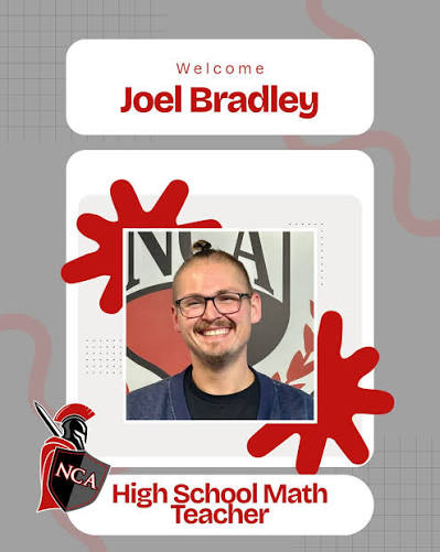 👋 Meet Joel Bradley, our new High School Math Teacher! Joel is certified in High School Math and excited to bring his passion for the subject into the classroom.
