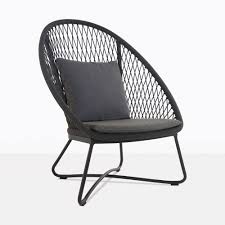 Bring A Splash Of Style And Glamour To Your Patio With The Zaha Black Outdoor Lounge Chair With High Back Cr Lounge Chair Outdoor Relaxing Chair Outdoor Chairs
