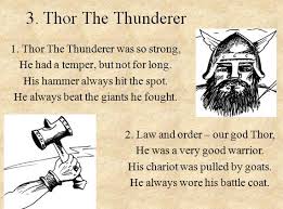 Thor The Thunderer A Viking Song To Sing In Class Or As Part Of A Viking Assembly Vikings Norse Myth Viking History