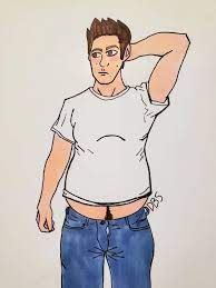Hotfatboys A Chubby Stiles Stilinski Drawn For A Friends