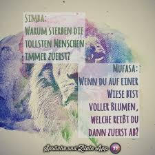 Konig Der Lowen Spruche Genial Naja Wenigstens Jemand Aus