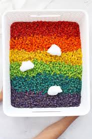 To start, keep your eye on local stores for sales on plastic containers. How To Make Rainbow Pasta For Sensory Play One Lovely Life
