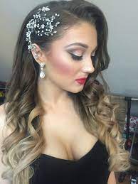 Headpiece One Side Back Hairstyle Pretty Sleek Hairstyle Classic Wedding Hair Up Wedding Hairstyles One Side Hairstyle
