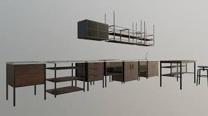 By blalank studio · updated about 4 years ago. Industrial Kitchen Set 3d Asset Cgtrader