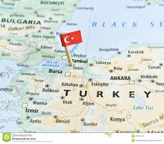 Türkei befürchtet schlechtere beziehung zu den usa. Turkei Karte Und Flagpin Stockbild Bild Von International 48773419