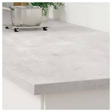 Ekbacken Plan De Travail Sur Mesure Gris Clair Imitation Ciment Stratifie 10 45x2 8 Cm Plan De Travail Gris Plan De Travail Comptoir Stratifie