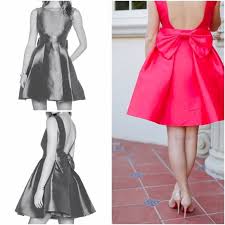 Make Offer Nwt Kate Spade Open Back Bow Dress Dresses Dress With Bow Kate Spade Dress