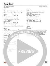 Guardian Chord Chart Editable Ben Cantelon Praisecharts