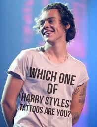 In addition to the letter g tattoo he got inked on his right shoulder, and the iced gem tattoo he sports on the inside of his bicep, the singer also got his sister's name inked in hebrew on the upper part of his left arm. Which One Of Harry Styles Tattoos Are You