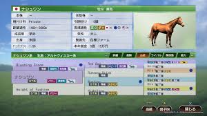 系統確立：ナシュワン系（wp9 2022：1976年開始）: ウイニングポストプレイメモ