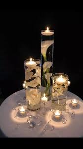 Floating Candles With Flowers Centerpieces Beautiful Wedding Reception Floating Candle Centerpieces Wedding Table
