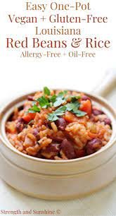 Easy One Pot Vegan Gluten Free Louisiana Red Beans Rice Allergy Free Recipe Recipes Recipes With Kidney Beans Whole Food Recipes