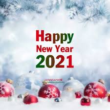 سنة سعيدة بالانجليزي 2021 Happy New Year Christmas Bulbs Holiday Decor Holiday