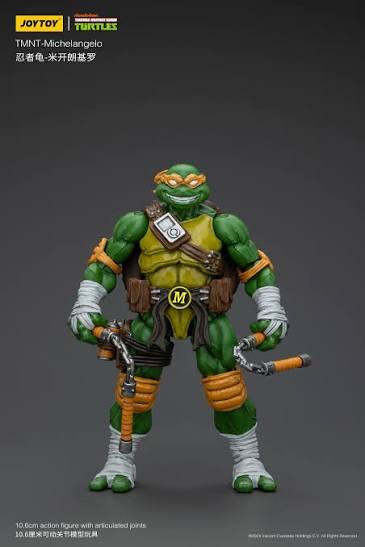 JoyToy TMNT Teenage Mutant Ninja Turtles Michelangelo – Joytoy Figure -  JOYTOY Action Figures Store