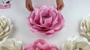 Diy Rose Tutorial Large Size Paper Rose