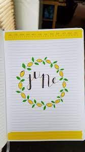 Bullet Journal June Bullet Journal Month Bullet Journal Ideas Pages