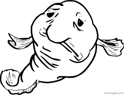 Each printable highlights a word that starts. Blobfish Coloring Pages Coloringall