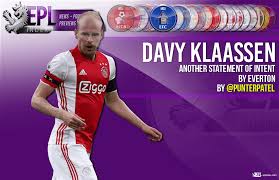 Join the discussion or compare with others! Everton Sign Davy Klaassen From Ajax Another Statement Of Intent Epl Index Unofficial English Premier League Opinion Stats Podcasts