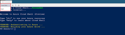 Jan 19, 2021 · an azure resource to target. Azure Cloud Shell Quickstart Powershell Microsoft Docs