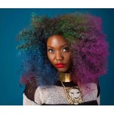 Black And Rainbow Hair Color Colorful Cuties Rainbow Hair Color Bold Hair Color Natural Hair Styles