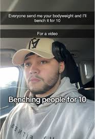 Guy Almost Reps Friends Bench Press