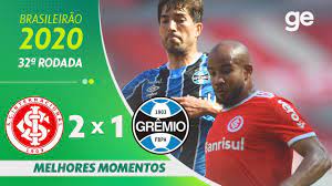 Ficha técnica de internacional 2 x 1 corinthians. Internacional 2 X 1 Gremio Melhores Momentos 32Âª Rodada Brasileirao 2020 Ge Globo Youtube