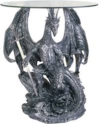 Dragon Collection End Table Furniture Decor Dragon Decor Dragon Table Medieval Decor