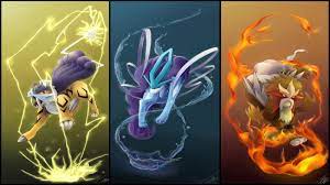Legendary pokemon images on fanpop. Legendary Dog Pokemon Wallpaper Cool Pokemon Wallpapers Dog Pokemon Pokemon Painting