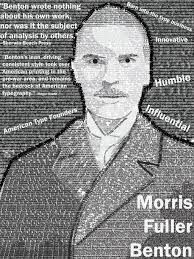 Morris Fuller Benton Typographic Portrait by LadySigynx
