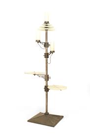 Isamu noguchi akari lantern 3a floor stand lamps handcraft authentic. French Art Deco Wrought Iron Zadounaisky Floor Lamp