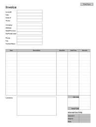 Create the invoice heading which includes your name or company name, along with the word invoice in it. Blank Invoice Template Fill Online Printable Fillable Blank Pdffiller