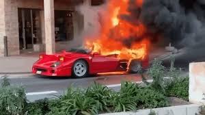 Bonfires, flame blowers, forest fires, flames on a transparent background, burning matches and much more. Oh No Ferrari F40 Devoured By Fire In Monaco Man Tries To Extinguish It With Garden Hose Carscoops